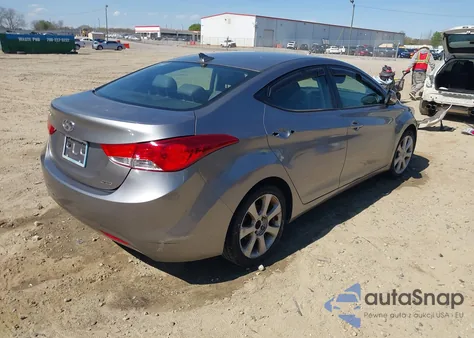 2011 Hyundai Elantra Limited (Ulsan Plant) from USA, damaged, VIN KMHDH4AEXBU161636